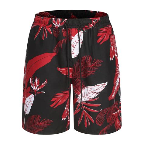 Waenqinla Mens Swim Trunks Plus Size Elastic Wiast Beach Shorts Quick