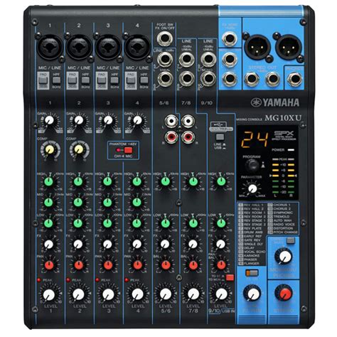 Yamaha MG10XU 10-channel Mixer with USB and FX | Musiekwêreld