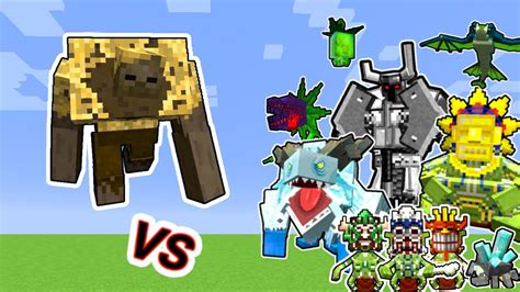 Mutant Husk Vs Mowzie S Mobs Monsters In Minecraft Youtube