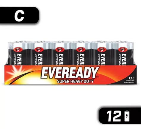 Pila Eveready Carbon Zinc C Charola Unidades Mercadolibre