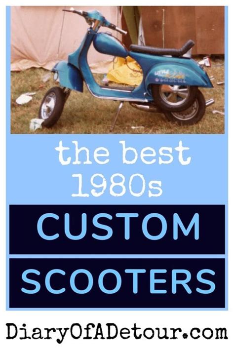 Custom Scooters From The S Came In All Shapes And Sizes Featuring