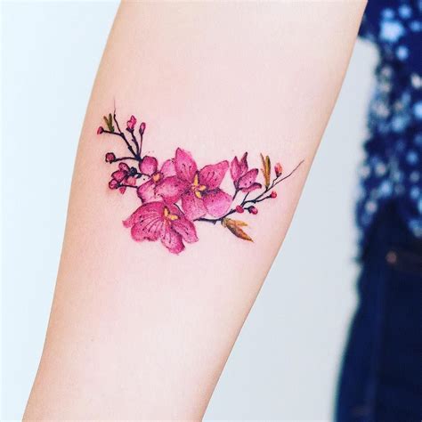 Pin En Flores De Cerezo Tatuajes