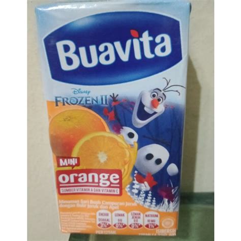 Jual Buavita Mini Orange 125ml Jus Buah Kemasan Shopee Indonesia