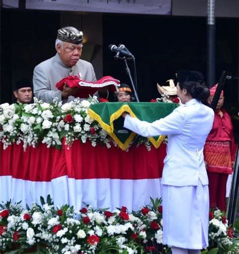 Hut Ke Ri Kementerian Pupr Gelar Upacara Di Lapangan Sapta Taruna