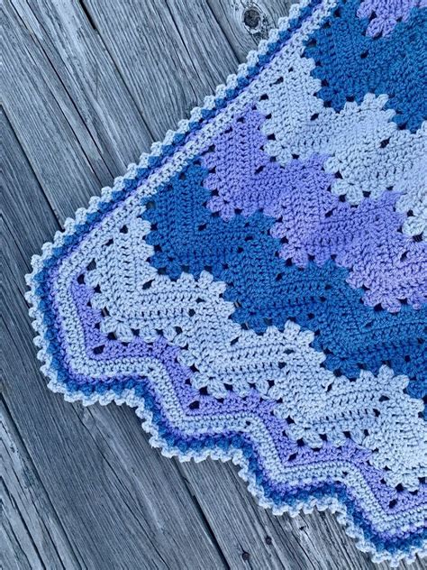 Day Snowflake Blanket Crochet Pattern By Betty Mcknit Etsy