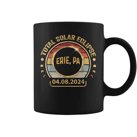 Erie Pa Pennsylvania Total Solar Eclipse Party Totality Coffee Mug