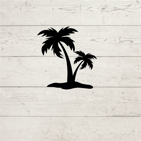 Palm Trees Svg Instant Download Beach Svg Tropical Sunset Etsy