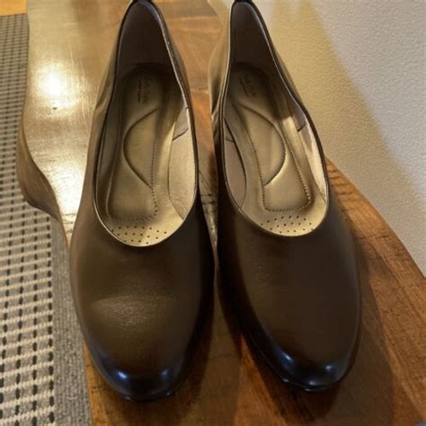 Soft Style By Hush Puppies Womens Brown Angel Ii Pump Shoes Size 12 Ebay