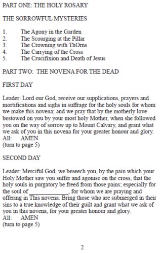 Nine-Day Novena Prayer For The Dead | RAYTISCH.NET