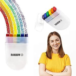 VIOLA HOUSE Rainbow Face Paint Gay Lesbian Pride Flag Color Face Body