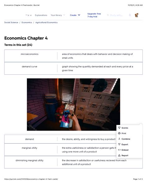 Economics Chapter 4 Flashcards (Mark) - ECON 50 - Stanford - Studocu