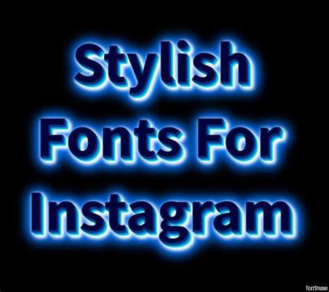 Stylish Fonts For Instagram Text Effect and Logo Design Font