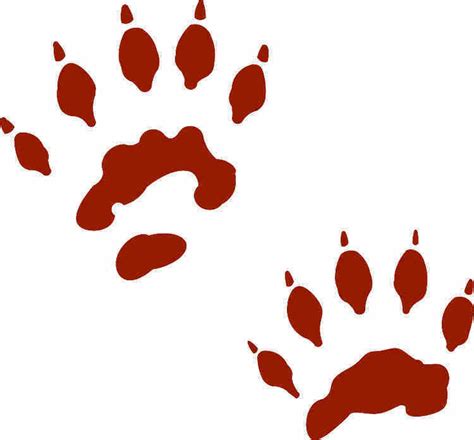 Wolverine Paw Print | Free download on ClipArtMag