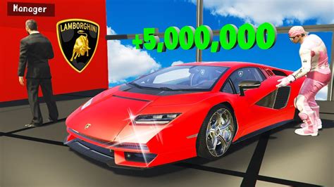 Stealing Every Lamborghini From Dealership In Gta Youtube