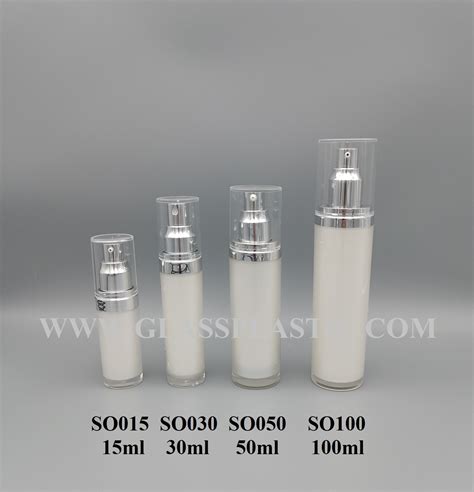 Acrylic Round Bottle Ml To Ml So Series Glass Plastic Sdn