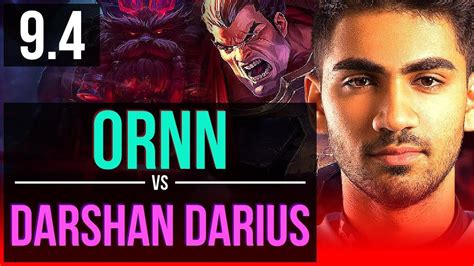 Ornn Vs Darshan Darius Top Early Solo Kills Na Challenger V