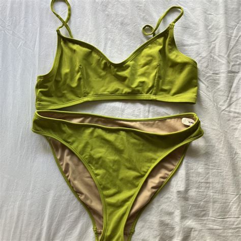 Nu Swim Bikini Set Size XL Top Runs Slightly Small Depop