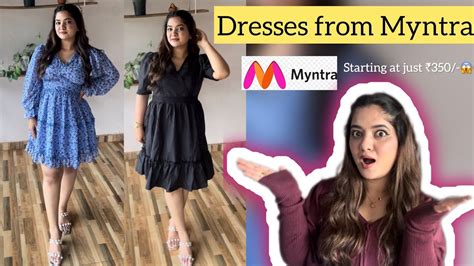 Myntra Dress Haul Under 600 Short Dress Haul Myntra Dress Haul