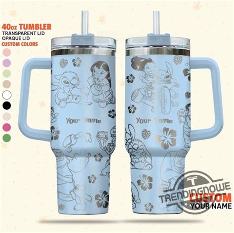 Custom Disney Stitch And Lilo Stanley Tumbler V2 Hawaii Cute Tumbler