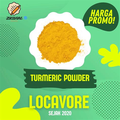 Jual Turmeric Powder Kunyit Bubuk Gr Shopee Indonesia