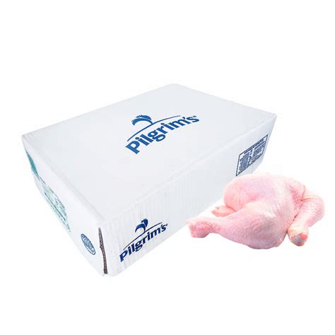 Caja De Cuartos Traseros De Pollo Pilgrims 15 Kg 33 Lb