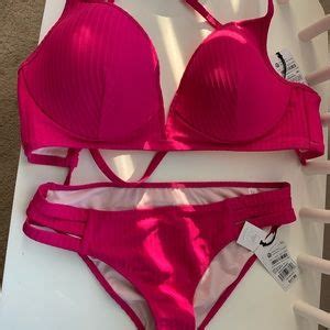 Swim Hot Pink Bikini Poshmark