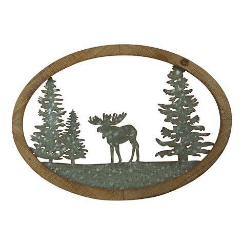 Moose in the Woods Metal Decor | Boxman