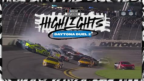 The Big One Strikes Late In Duel At Daytona Nascar Youtube