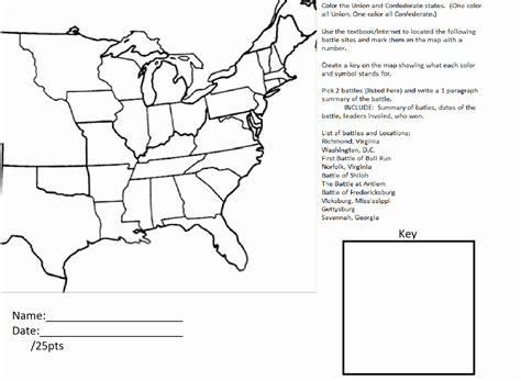 50 Civil War Timeline Worksheet – Chessmuseum Template Library