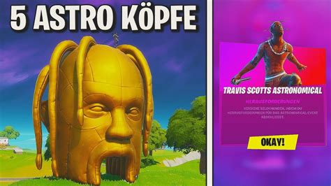 Fortnite H Pfe Von Verschiedenen Riesigen Astro K Pfen Travis