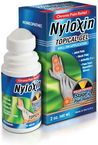 Nyloxin Roll On Pain Relief Gel Topical Pain Reliever For Relieving