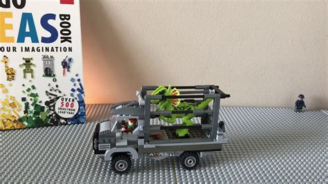 Lego Jurassic World Fallen Kingdom Dinosaur Transport Truck Youtube