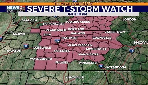 TN Forecast: Strong storms expected Sunday across Middle Tennessee ...