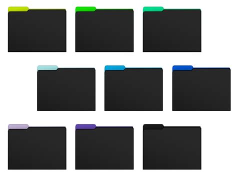 Black folder icon png - feplm