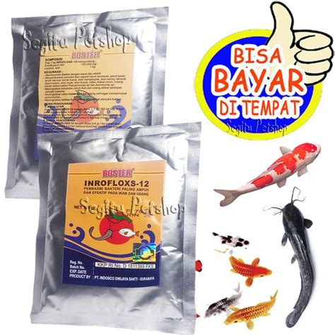 Jual Obat Jamur Ikan Hias Gurame Mas Patin Nila Lele Serbuk Inrofloxs