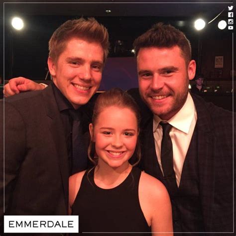 Ryan Hawley Isobel Steele Danny Miller At The British Soap Awards