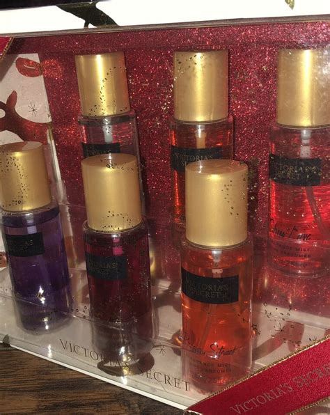 Nib Victorias Secret 6 Pc Fragrance Spray Mist Boxed T Set 25 Oz Each Ebay