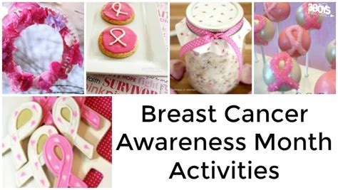 Breast Cancer Awareness Month Activities Pink Day Ideas