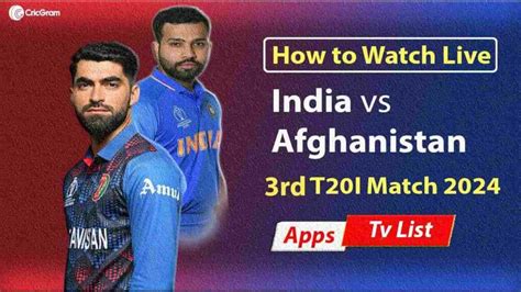 IND vs AFG Live Streaming Online TV and Jiocinema Apps: 3rd T20I - CricGram