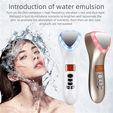 Ultrasonic Cryotherapy Machine Led Hot Cold Hamme Facial Beauty Aging Anti Massager Tightening