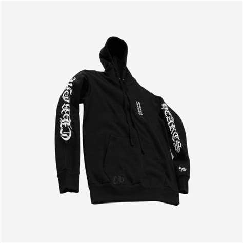 크롬하츠 세머테리 크로스 타이어 트랙 후드 블랙 | Chrome Hearts | KREAM