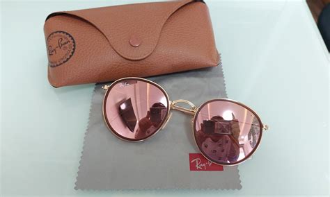 Limited Edition Original Ray Ban Round Folding Sunglasses RB3517 001