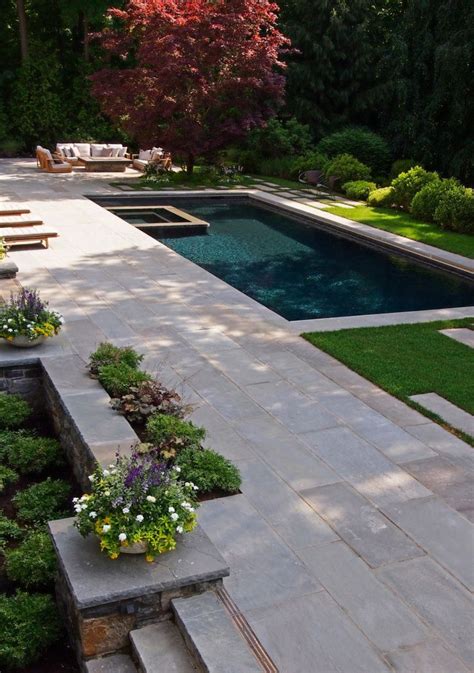 modern backyard pool landscape design