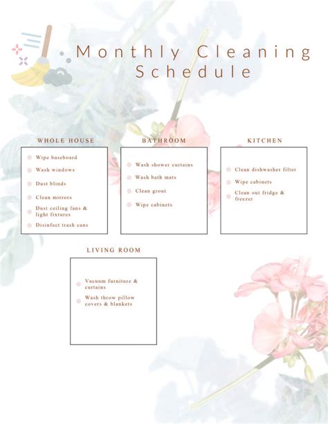 Print These Lists To Stay On Top Of Daily Weekly And Monthly Chores