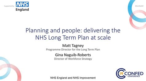 Planning And People Delivering The Nhs Long Term Plan At Scale Ppt