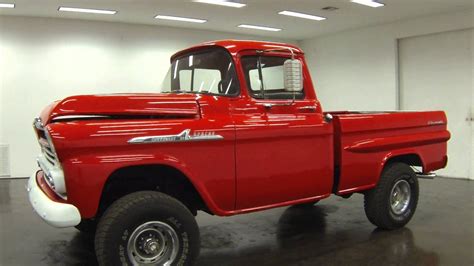 1958 Chevrolet 4x4 Apache Swb Fleetside Pickup Youtube