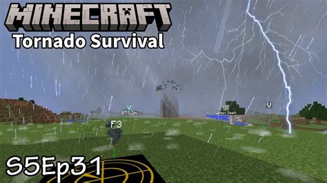 Minecraft Tornado Survival Localized Weather Mod S Ep Airport