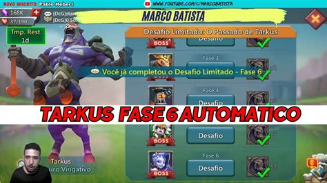 Desafio Limitado Centauro Fase Automatico Lords Mobile Youtube