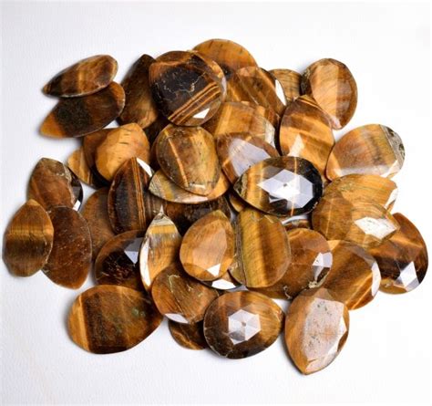 Tiger Eye Pear Loose Rose Cut BUY ONLINE Shyama Gems