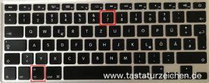 Senkrechter Strich Pipe Symbol Tastenkombination Mac Tastatur